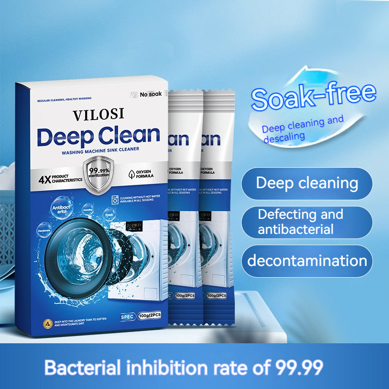 Soak-Free Laundry Sink Clean – Deep Descaling and Bacterial Inhibition